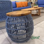 Aparador barril em tricô nautico - Imagem 2